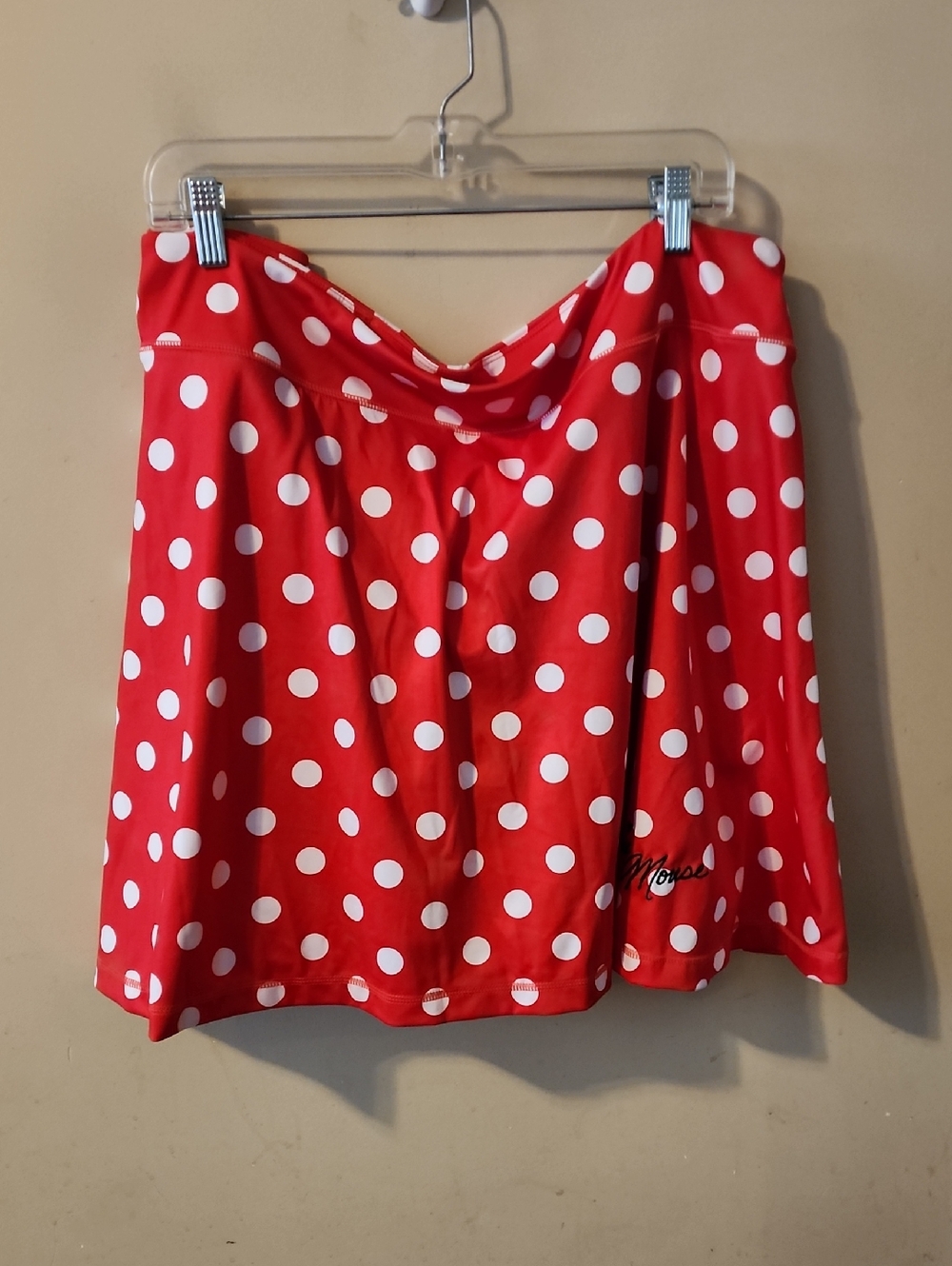 Disney Red and White Polka Dot Skater Skirt